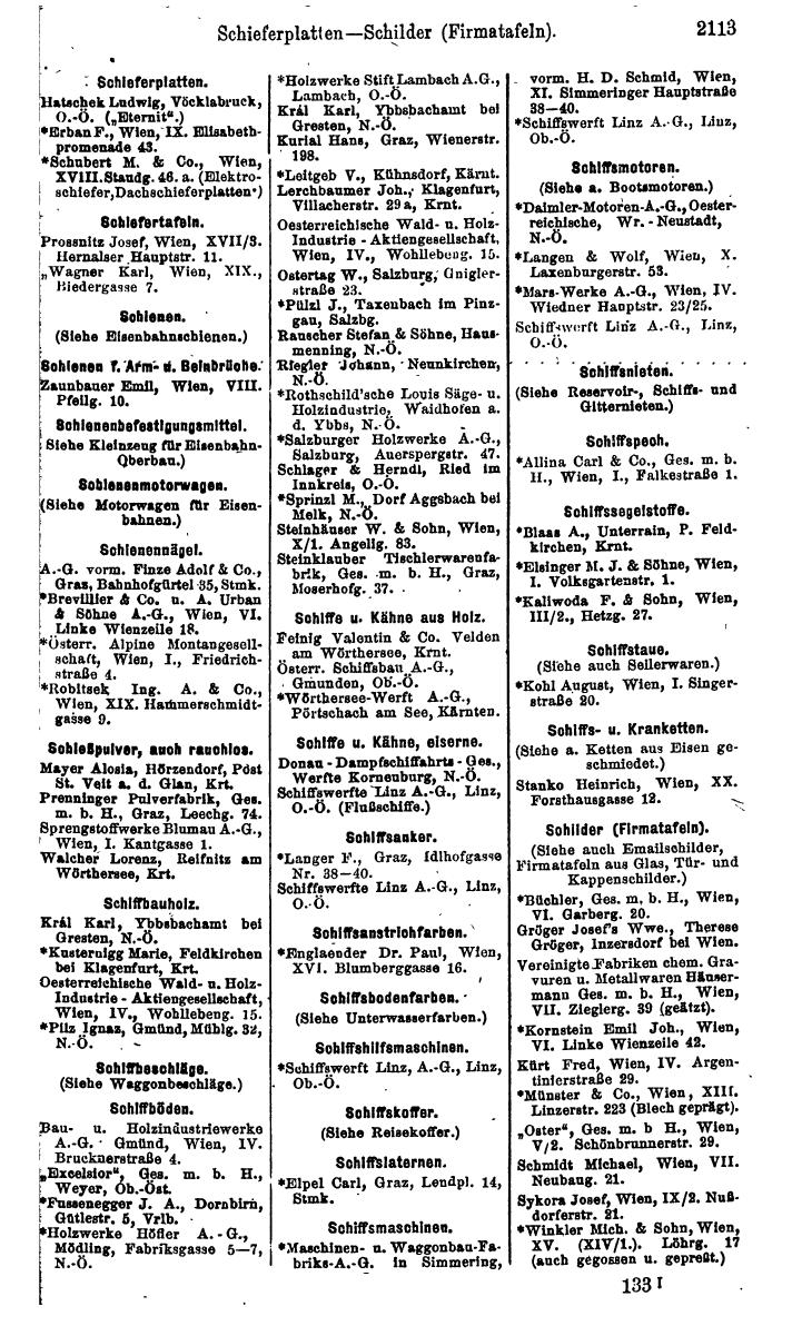 Compass. Finanzielles Jahrbuch 1925, Band IV: Österreich. - Seite 2296