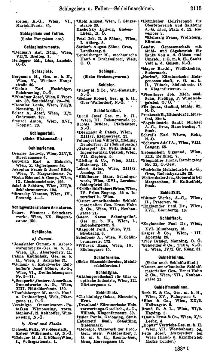 Compass. Finanzielles Jahrbuch 1925, Band IV: Österreich. - Page 2298