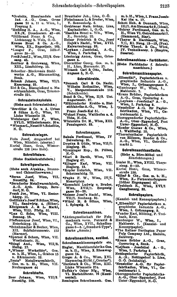 Compass. Finanzielles Jahrbuch 1925, Band IV: Österreich. - Seite 2306