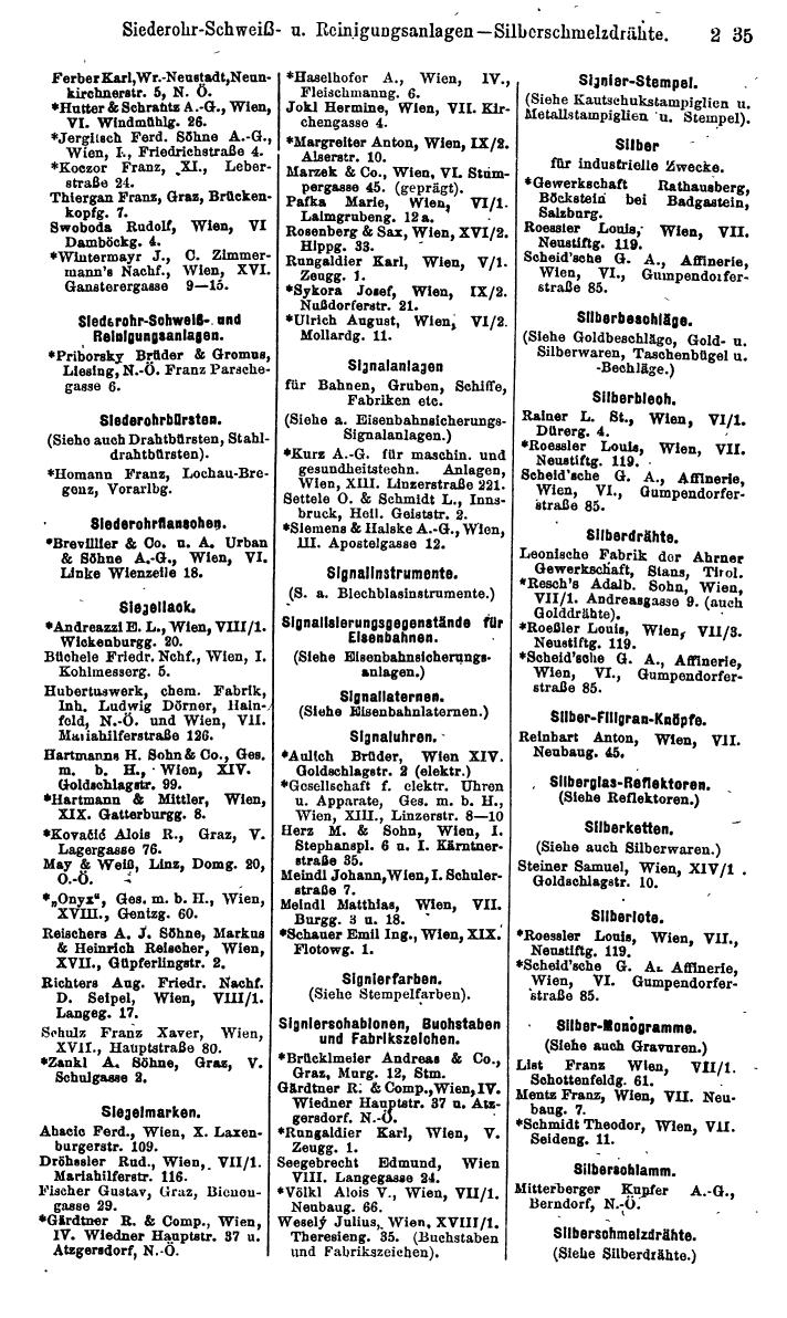 Compass. Finanzielles Jahrbuch 1925, Band IV: Österreich. - Page 2318