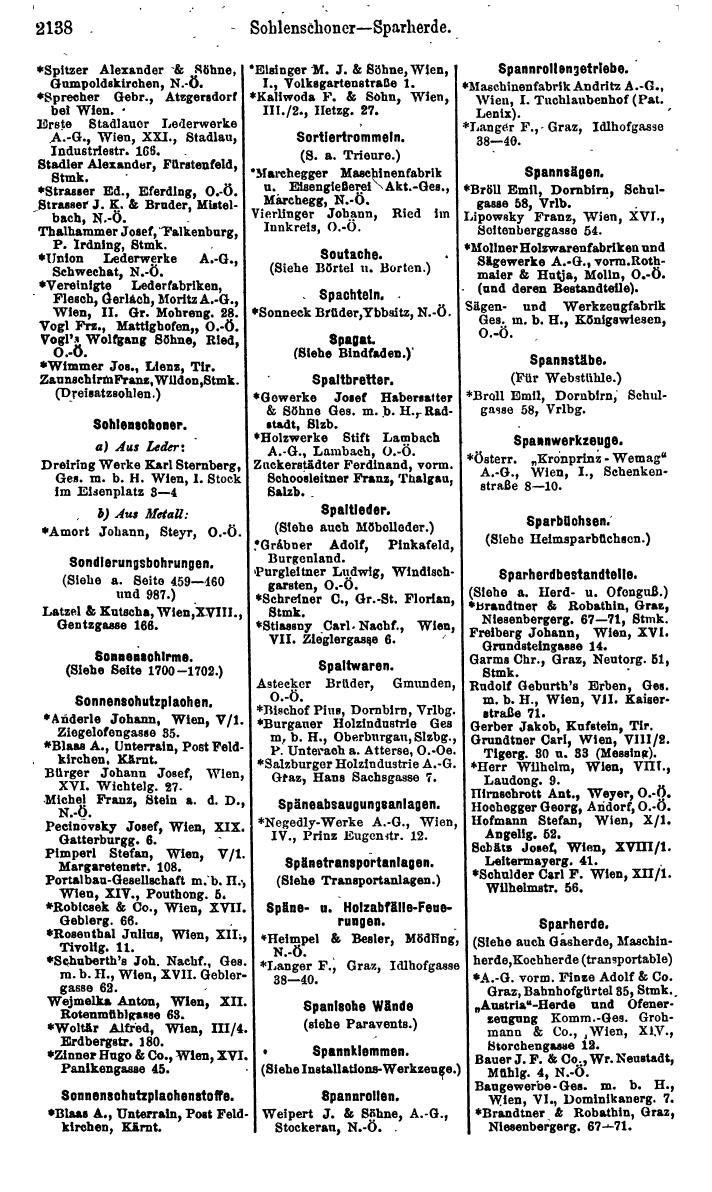 Compass. Finanzielles Jahrbuch 1925, Band IV: Österreich. - Seite 2321