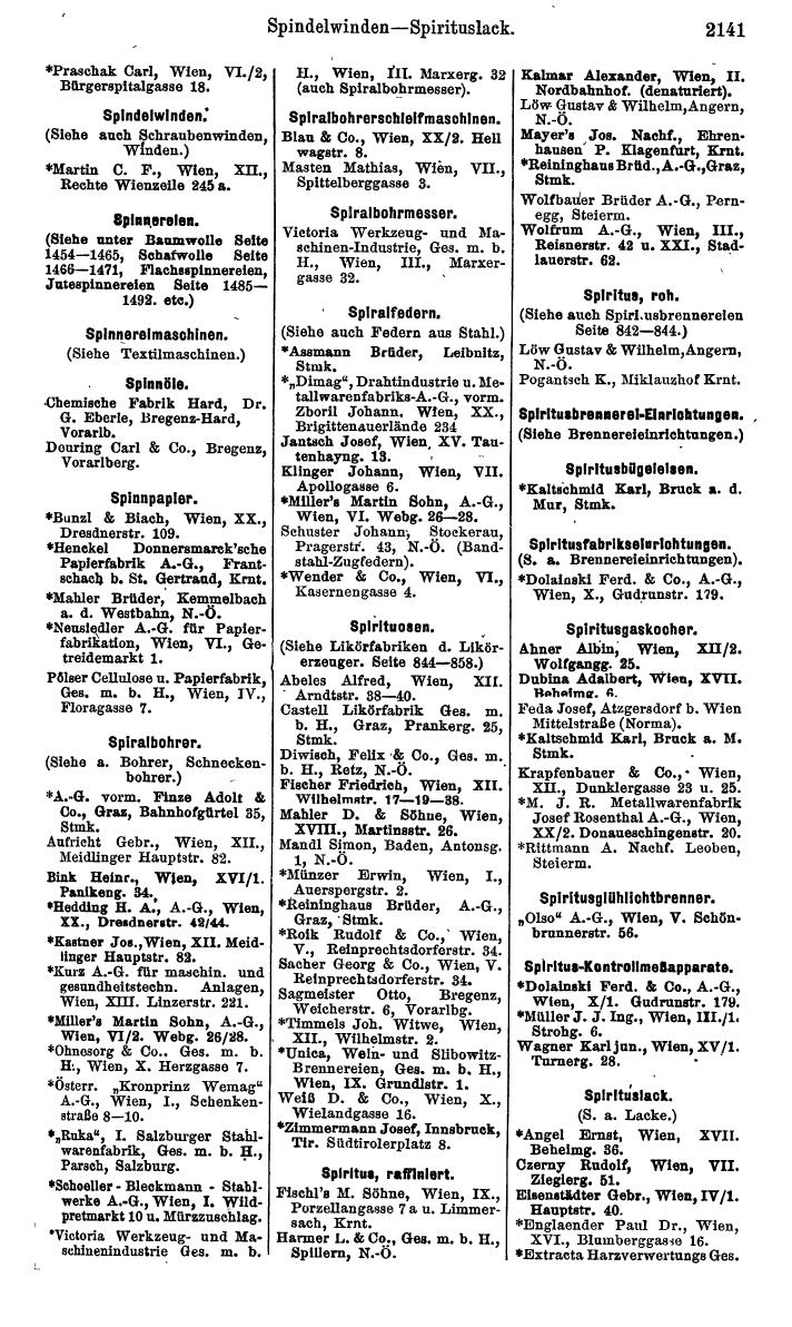 Compass. Finanzielles Jahrbuch 1925, Band IV: Österreich. - Page 2324