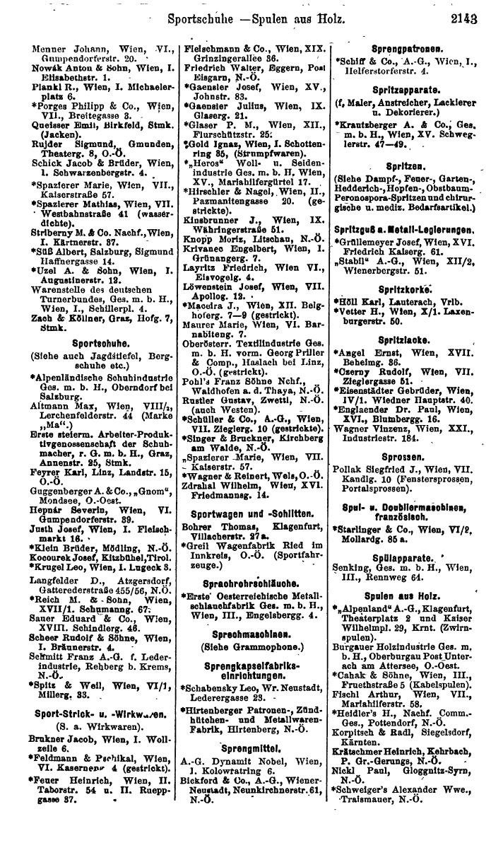 Compass. Finanzielles Jahrbuch 1925, Band IV: Österreich. - Seite 2326