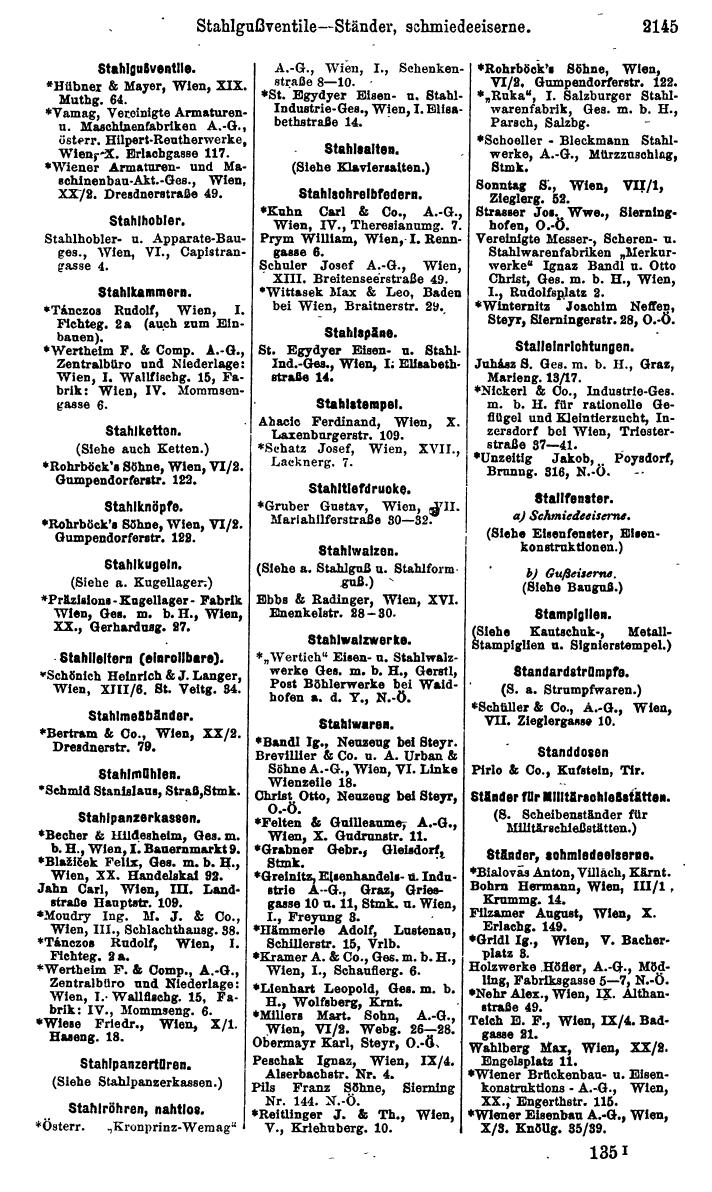 Compass. Finanzielles Jahrbuch 1925, Band IV: Österreich. - Page 2328