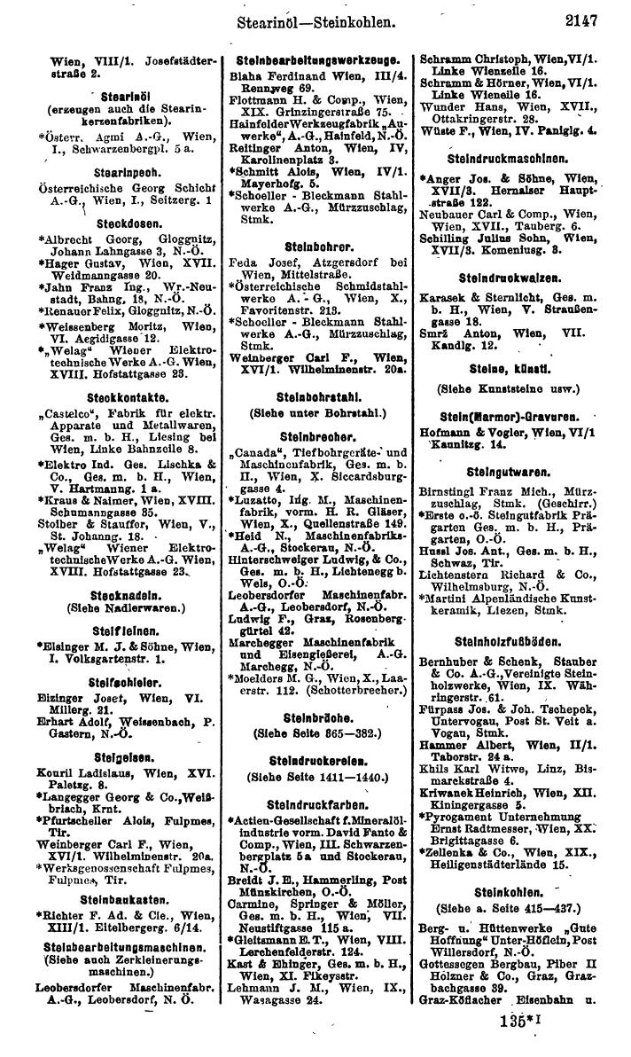 Compass. Finanzielles Jahrbuch 1925, Band IV: Österreich. - Seite 2330