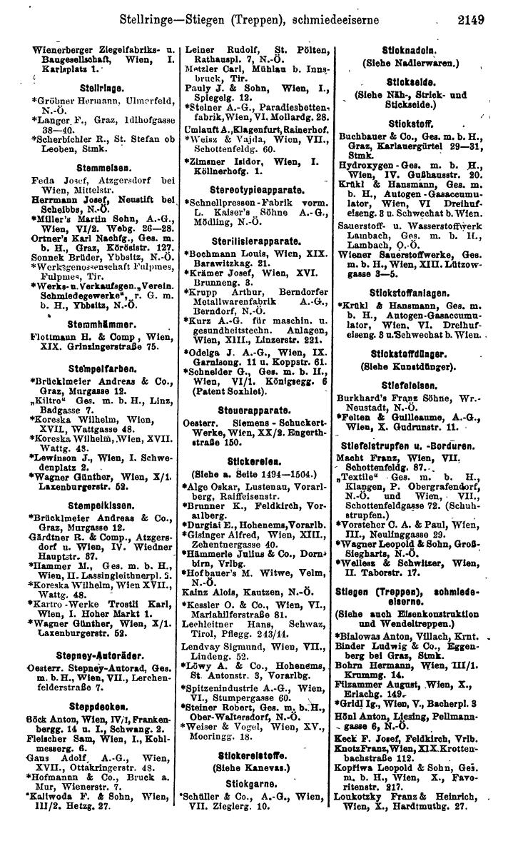 Compass. Finanzielles Jahrbuch 1925, Band IV: Österreich. - Page 2332