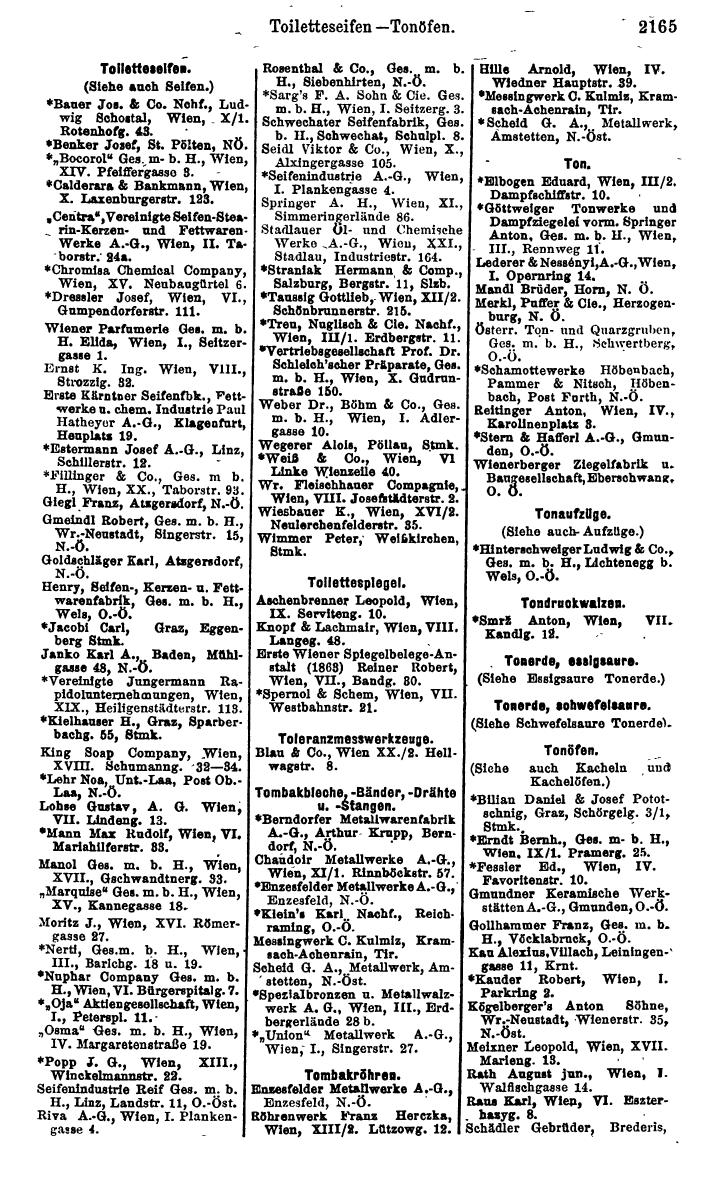 Compass. Finanzielles Jahrbuch 1925, Band IV: Österreich. - Page 2348