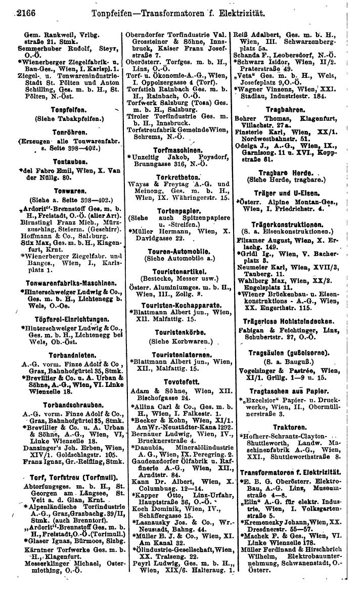 Compass. Finanzielles Jahrbuch 1925, Band IV: Österreich. - Page 2349