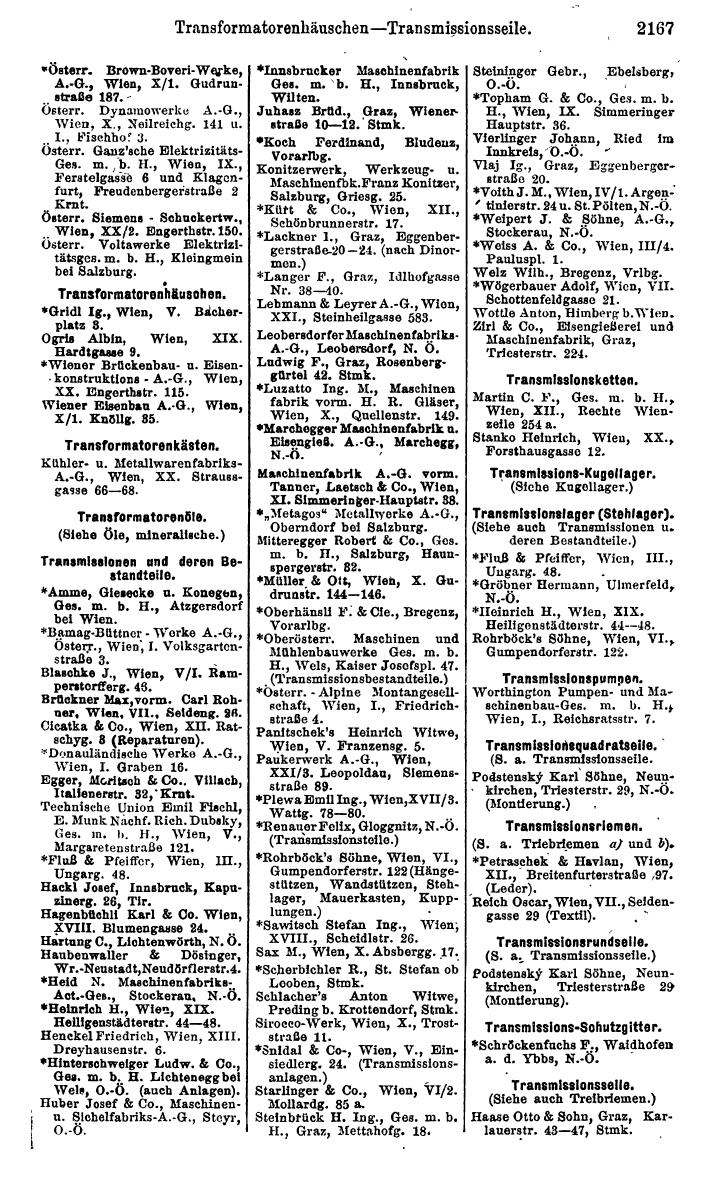Compass. Finanzielles Jahrbuch 1925, Band IV: Österreich. - Page 2350