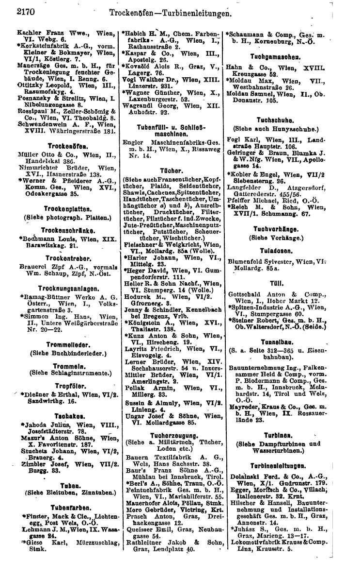 Compass. Finanzielles Jahrbuch 1925, Band IV: Österreich. - Page 2353