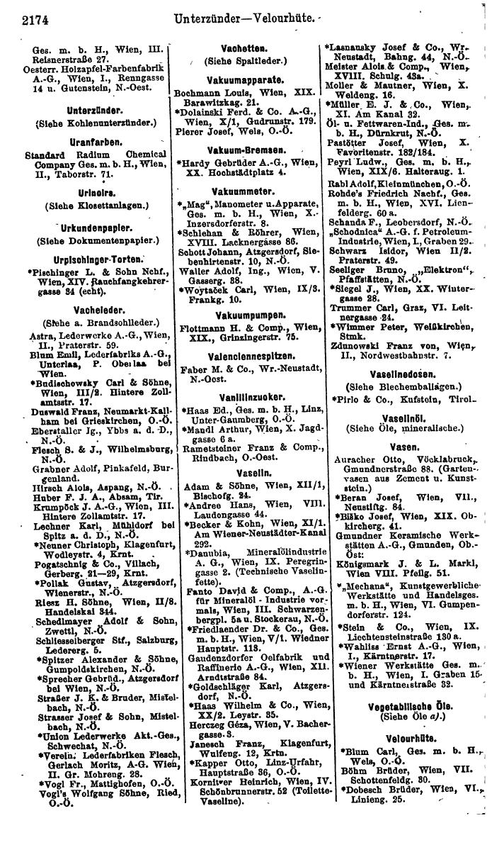 Compass. Finanzielles Jahrbuch 1925, Band IV: Österreich. - Page 2357