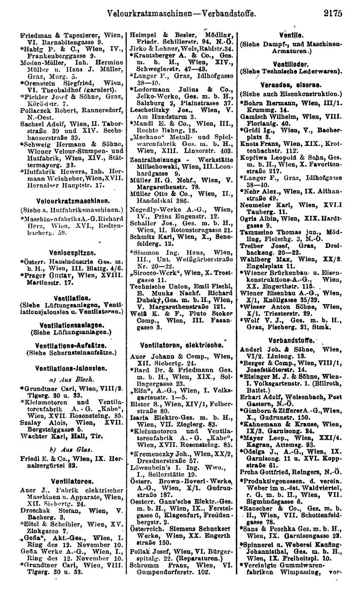 Compass. Finanzielles Jahrbuch 1925, Band IV: Österreich. - Page 2358