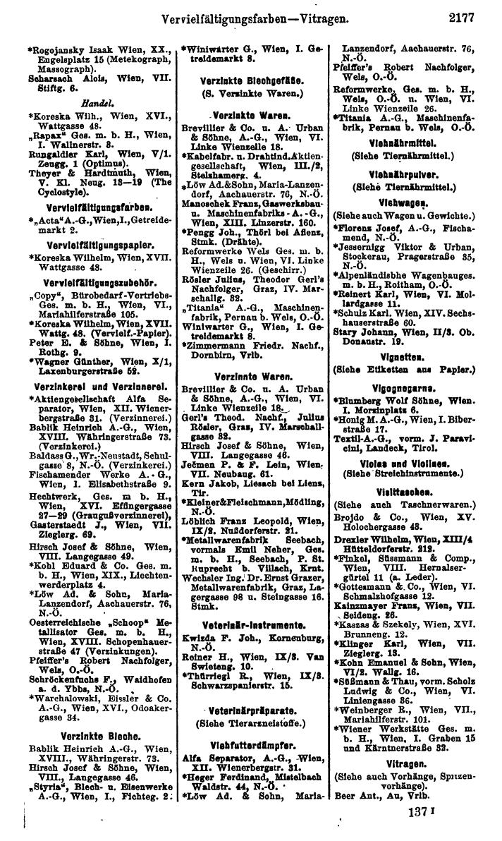 Compass. Finanzielles Jahrbuch 1925, Band IV: Österreich. - Page 2360