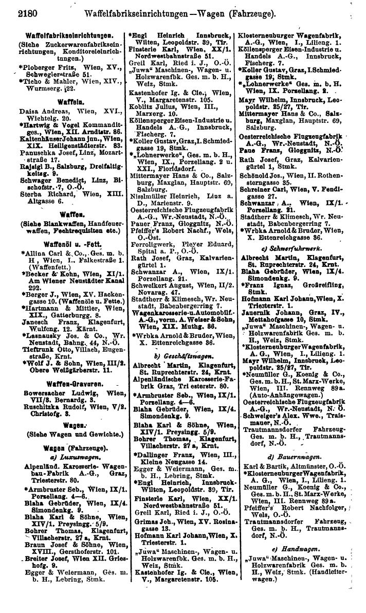 Compass. Finanzielles Jahrbuch 1925, Band IV: Österreich. - Page 2363