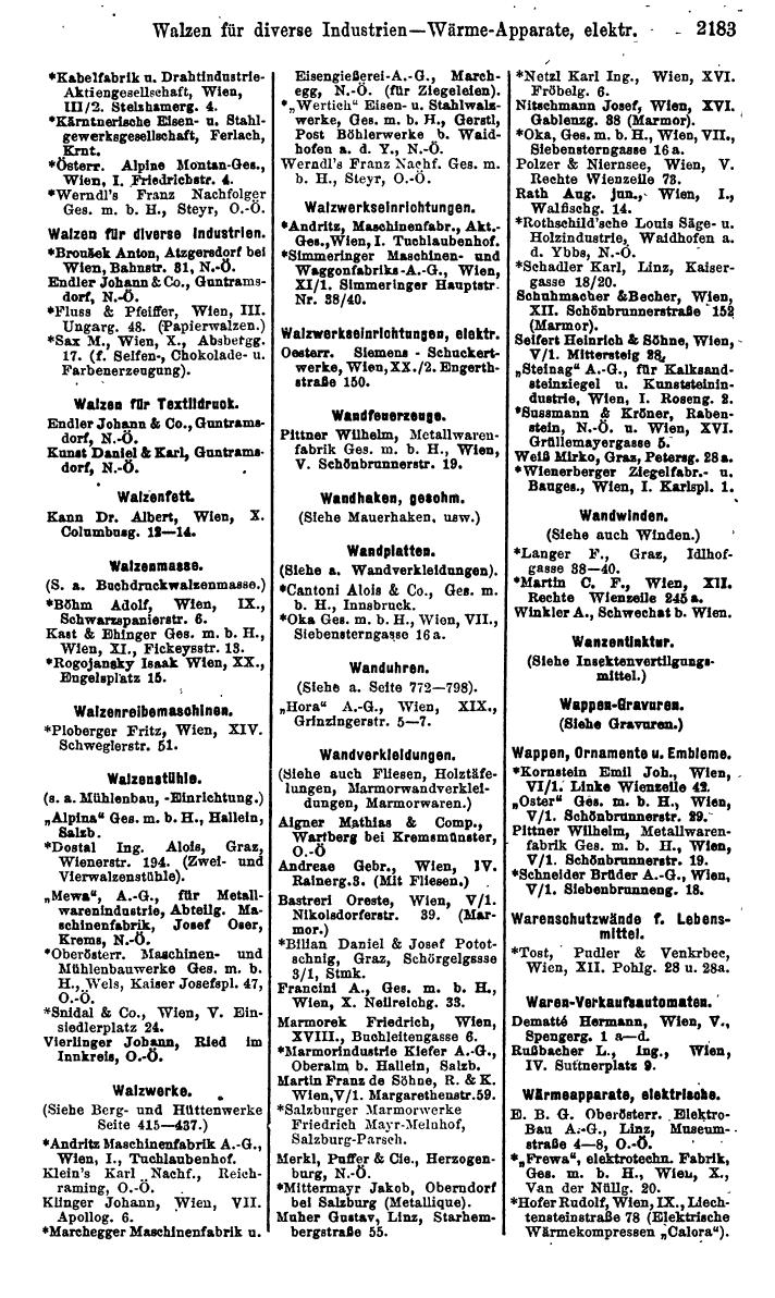 Compass. Finanzielles Jahrbuch 1925, Band IV: Österreich. - Page 2366
