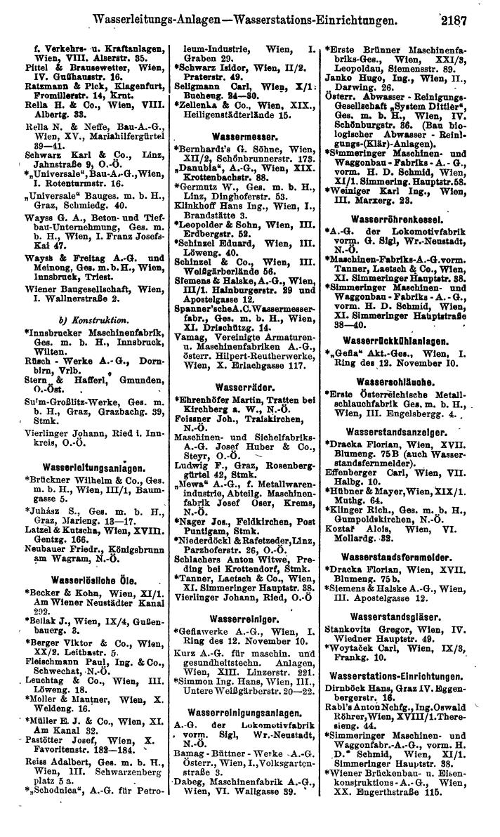 Compass. Finanzielles Jahrbuch 1925, Band IV: Österreich. - Seite 2370