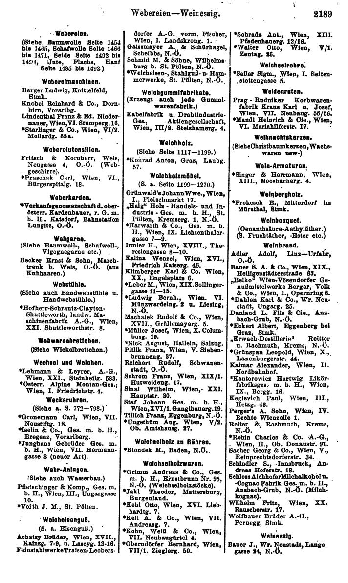 Compass. Finanzielles Jahrbuch 1925, Band IV: Österreich. - Page 2372