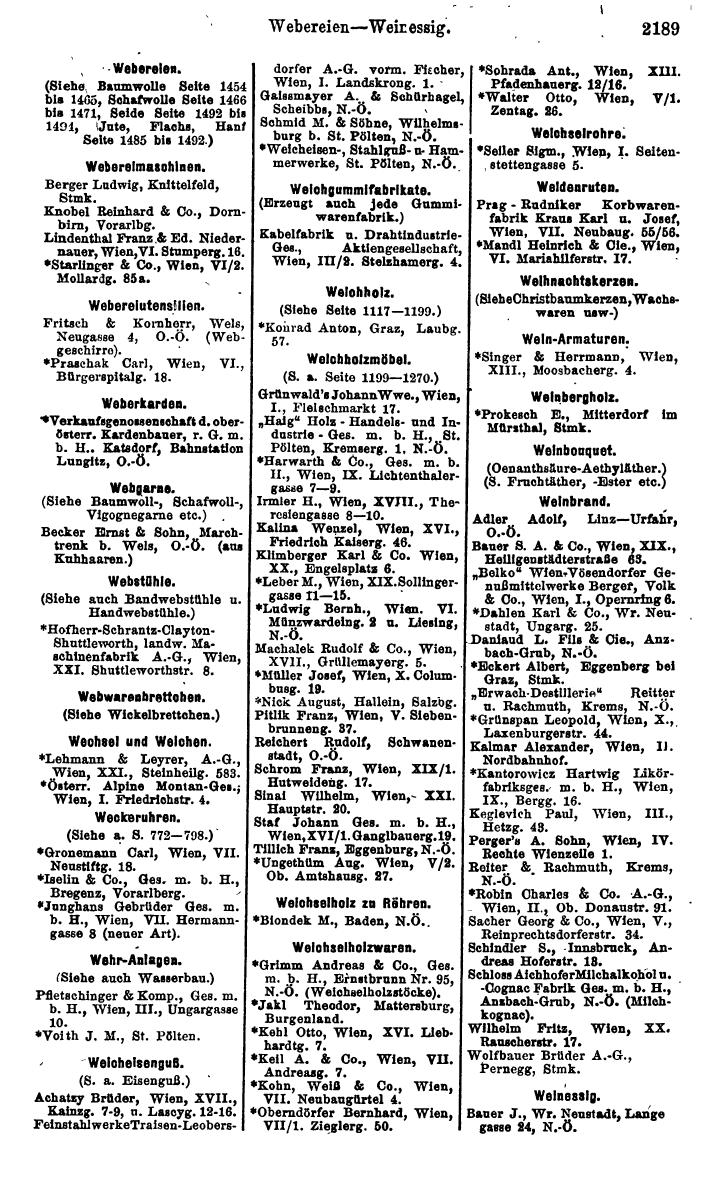 Compass. Finanzielles Jahrbuch 1925, Band IV: Österreich. - Seite 2372
