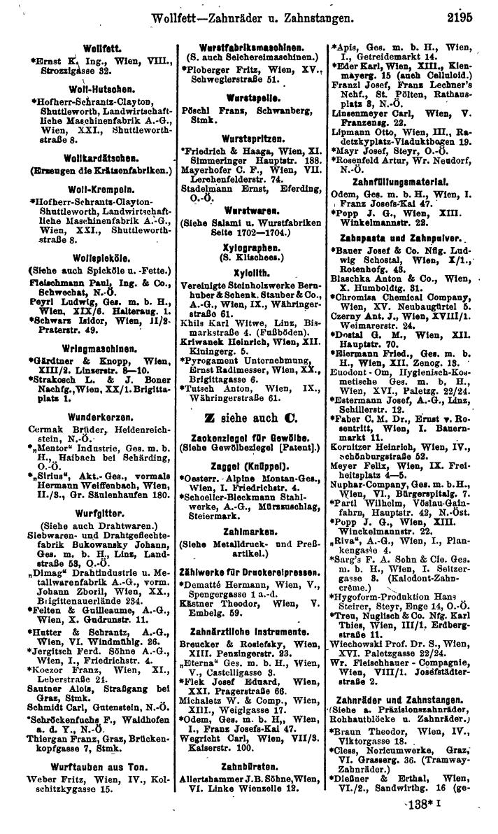 Compass. Finanzielles Jahrbuch 1925, Band IV: Österreich. - Page 2378