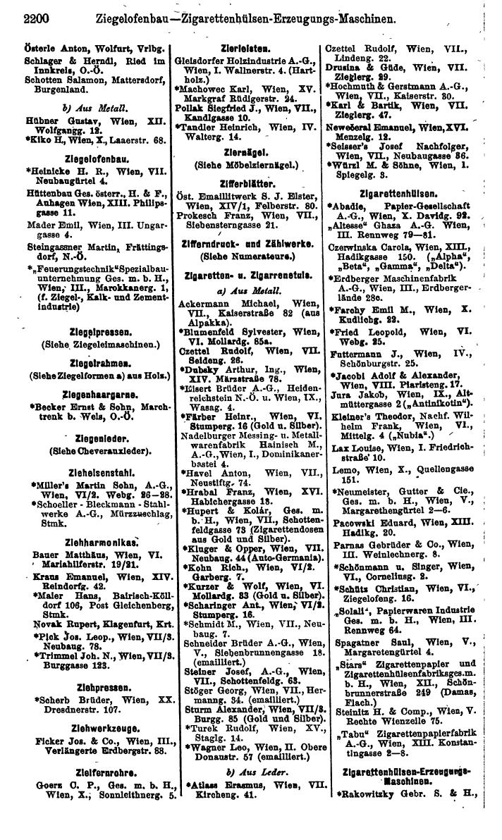 Compass. Finanzielles Jahrbuch 1925, Band IV: Österreich. - Page 2383