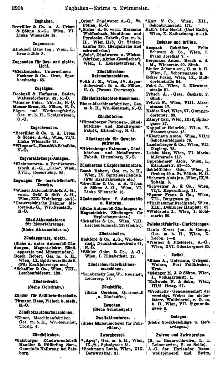 Compass. Finanzielles Jahrbuch 1925, Band IV: Österreich. - Seite 2387