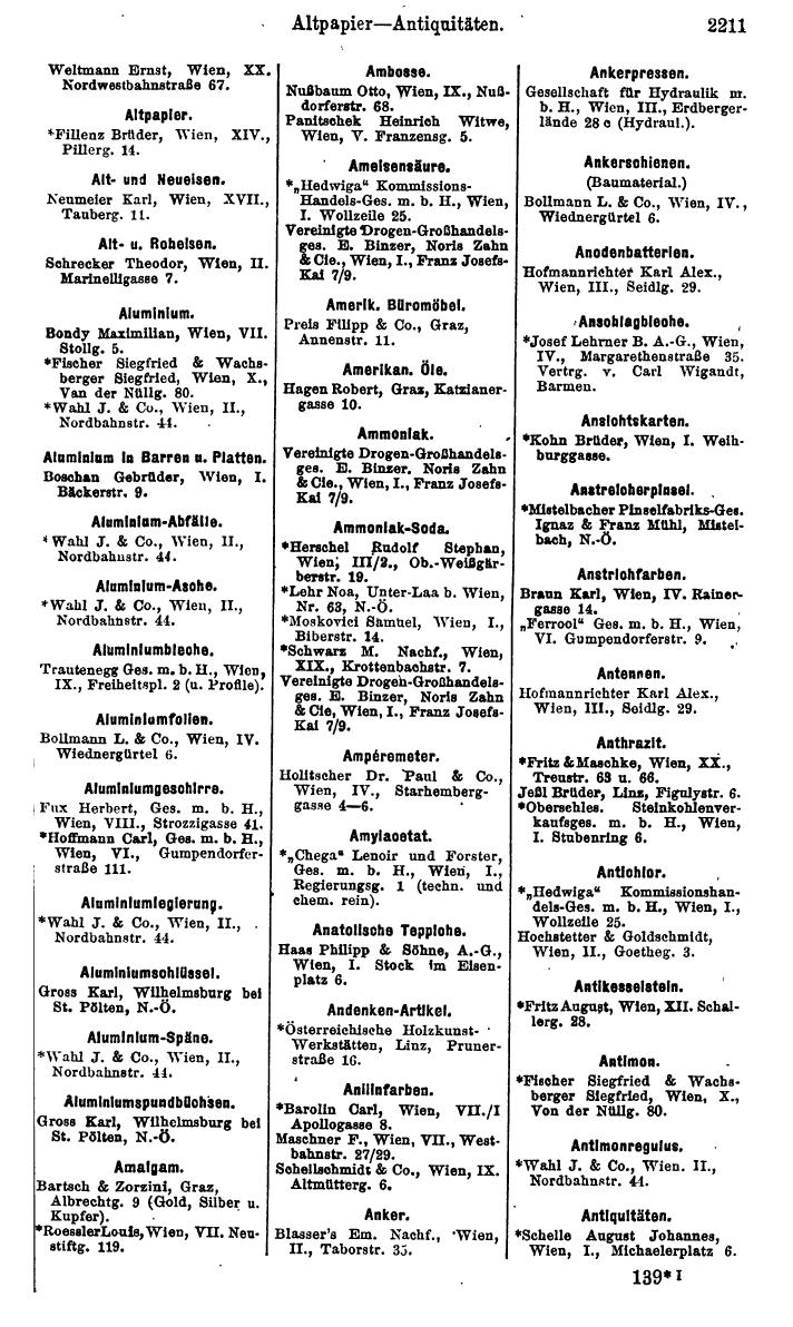 Compass. Finanzielles Jahrbuch 1925, Band IV: Österreich. - Seite 2394