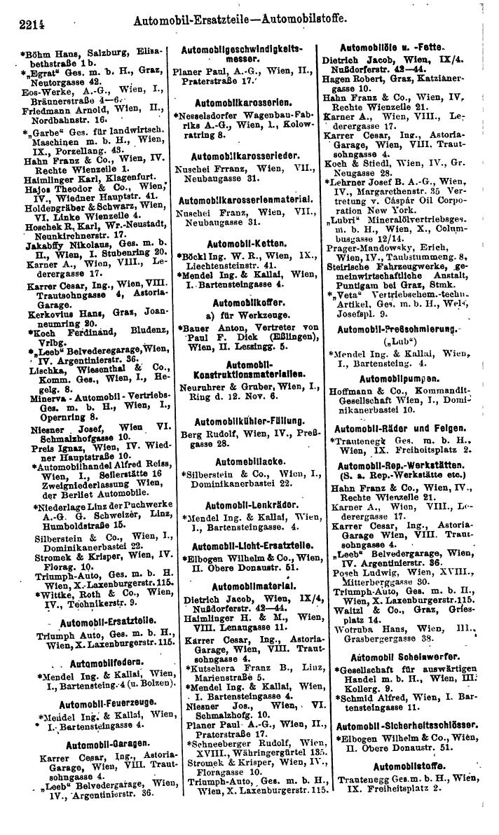 Compass. Finanzielles Jahrbuch 1925, Band IV: Österreich. - Page 2397