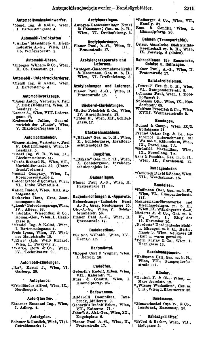 Compass. Finanzielles Jahrbuch 1925, Band IV: Österreich. - Seite 2398