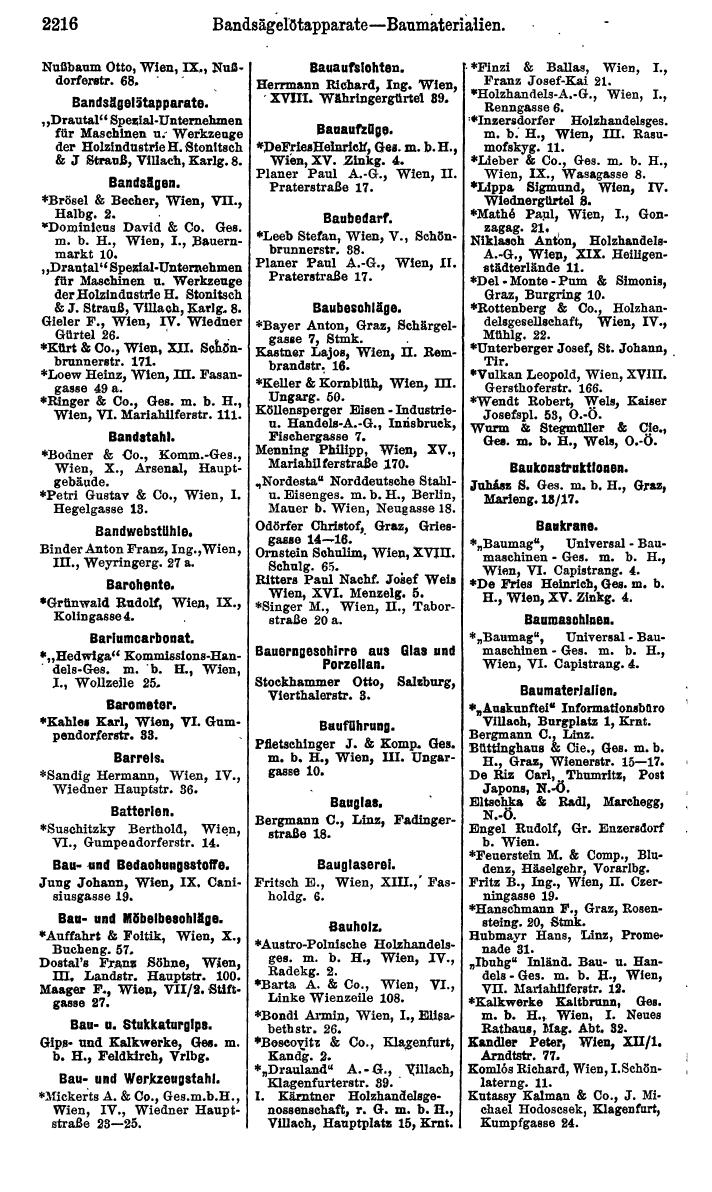 Compass. Finanzielles Jahrbuch 1925, Band IV: Österreich. - Page 2399