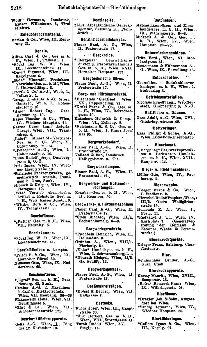 Compass. Finanzielles Jahrbuch 1925, Band IV: Österreich. - Seite 2401