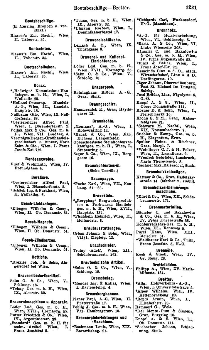 Compass. Finanzielles Jahrbuch 1925, Band IV: Österreich. - Page 2404
