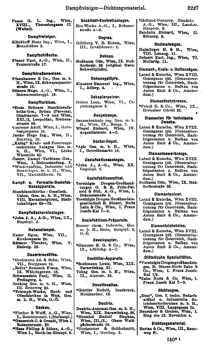 Compass. Finanzielles Jahrbuch 1925, Band IV: Österreich. - Seite 2410