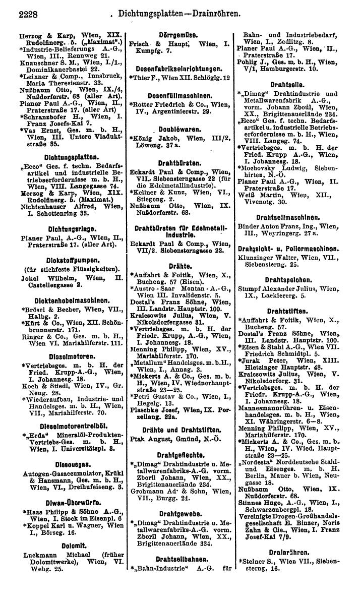 Compass. Finanzielles Jahrbuch 1925, Band IV: Österreich. - Page 2411