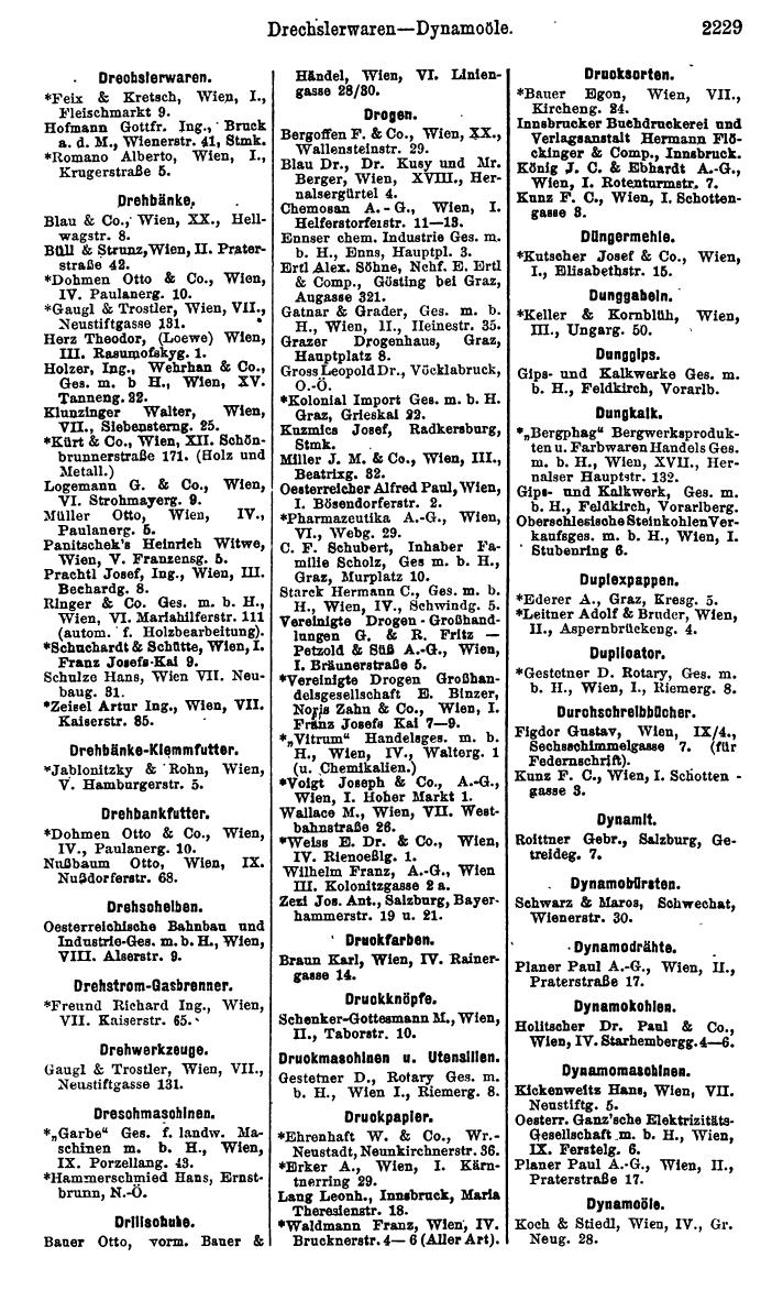 Compass. Finanzielles Jahrbuch 1925, Band IV: Österreich. - Page 2412