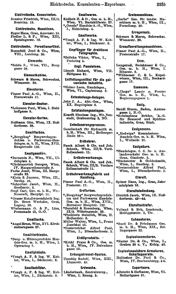 Compass. Finanzielles Jahrbuch 1925, Band IV: Österreich. - Page 2418
