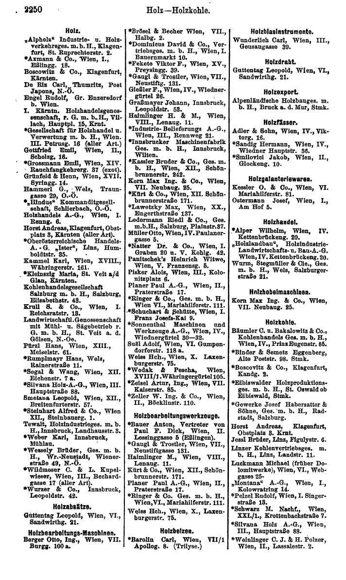 Compass. Finanzielles Jahrbuch 1925, Band IV: Österreich. - Seite 2433