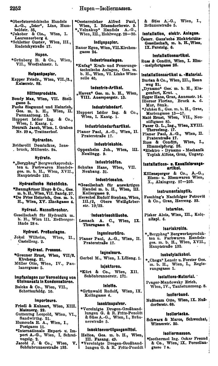 Compass. Finanzielles Jahrbuch 1925, Band IV: Österreich. - Seite 2435