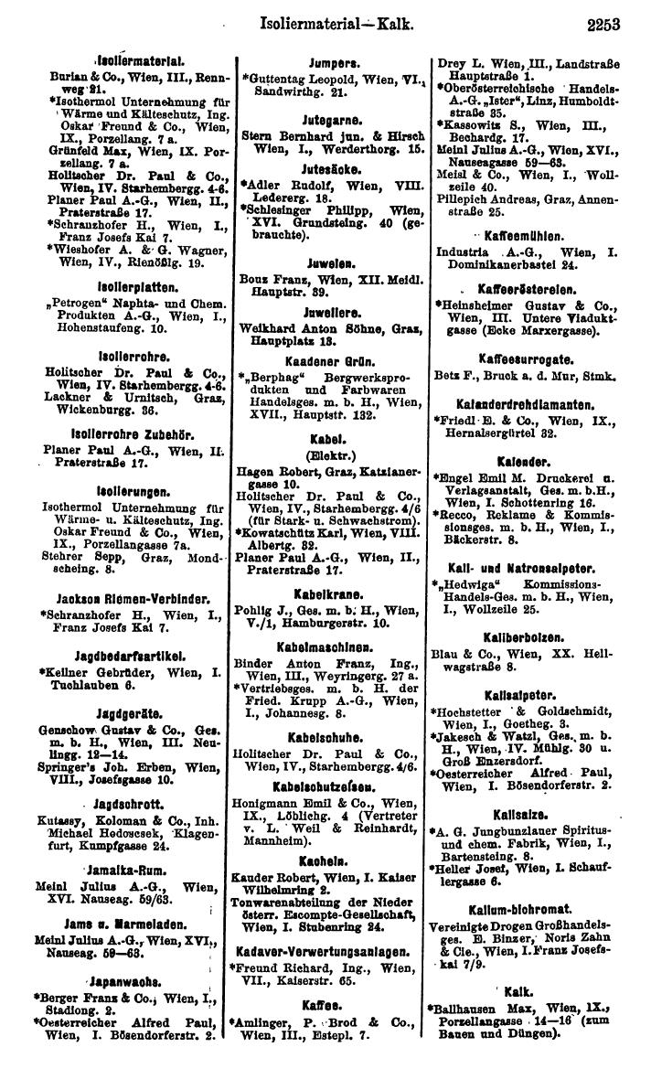 Compass. Finanzielles Jahrbuch 1925, Band IV: Österreich. - Page 2436