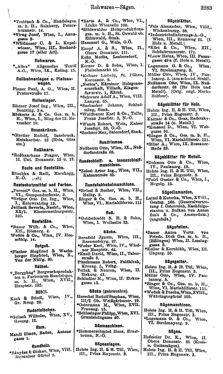Compass. Finanzielles Jahrbuch 1925, Band IV: Österreich. - Page 2466