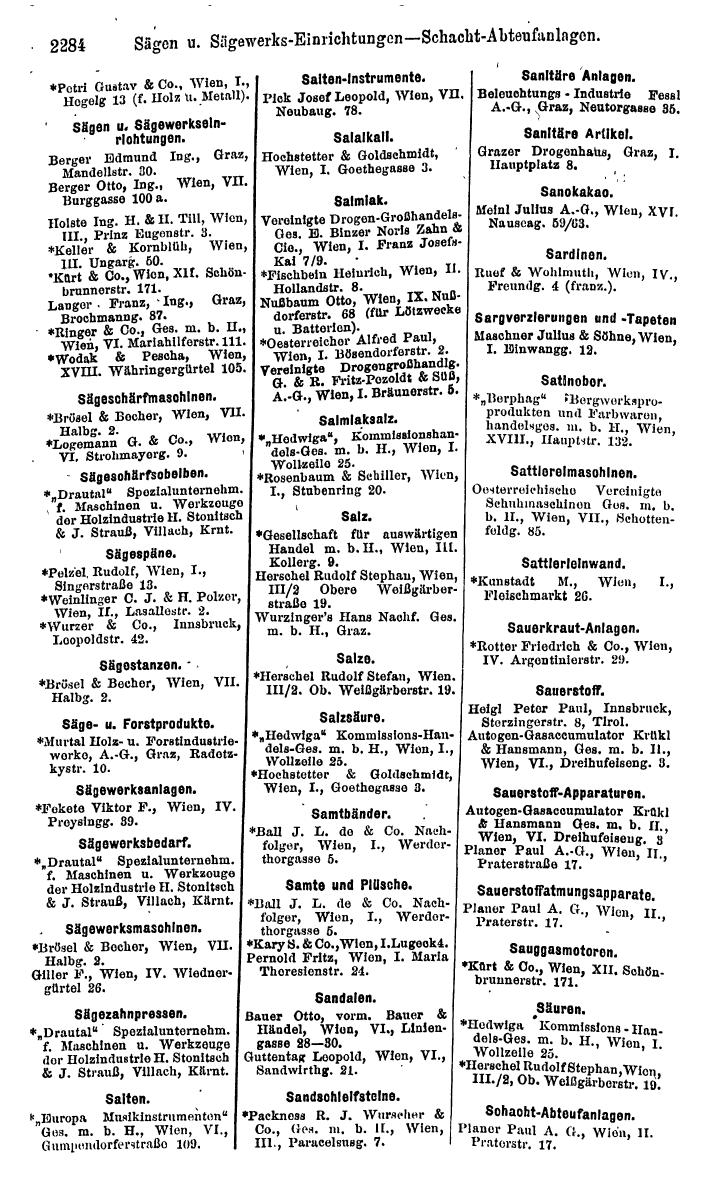 Compass. Finanzielles Jahrbuch 1925, Band IV: Österreich. - Page 2467