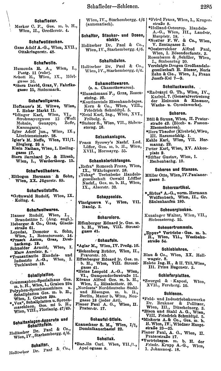 Compass. Finanzielles Jahrbuch 1925, Band IV: Österreich. - Page 2468