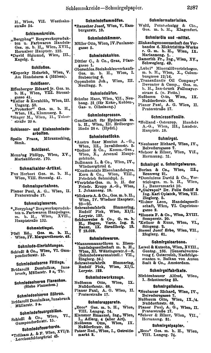 Compass. Finanzielles Jahrbuch 1925, Band IV: Österreich. - Seite 2470