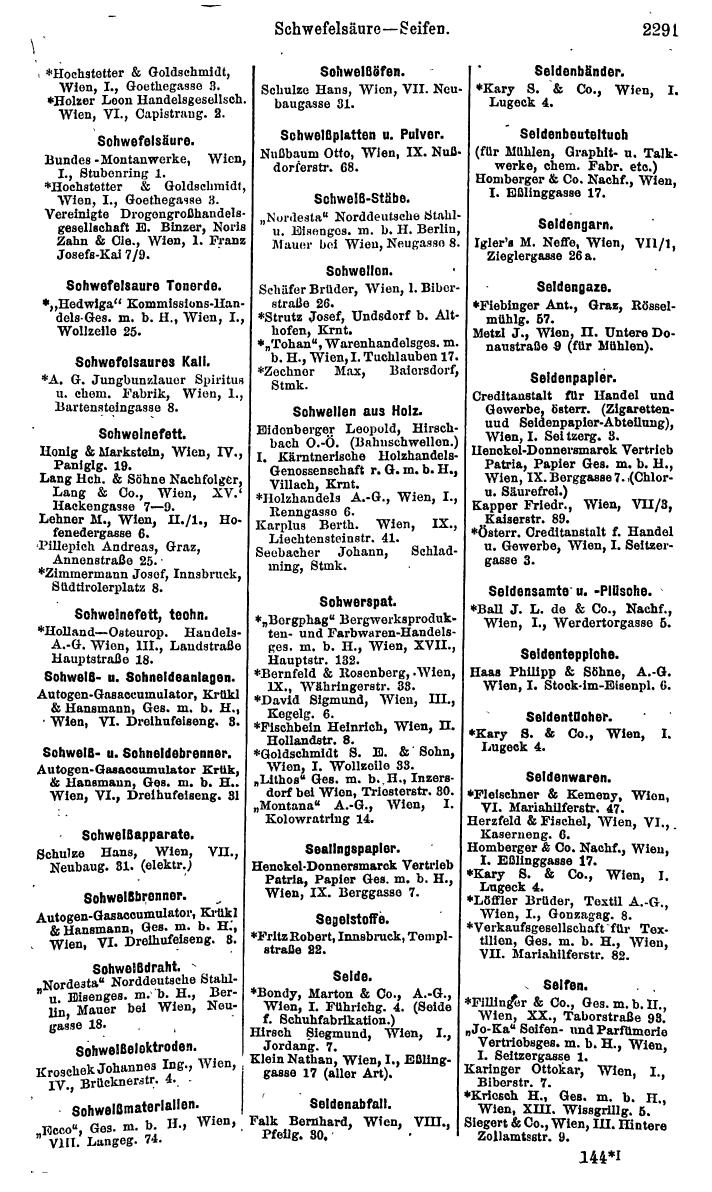 Compass. Finanzielles Jahrbuch 1925, Band IV: Österreich. - Page 2474