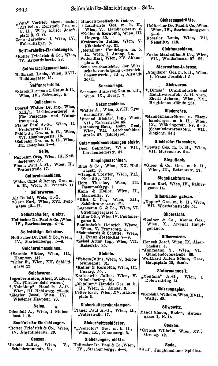 Compass. Finanzielles Jahrbuch 1925, Band IV: Österreich. - Seite 2475