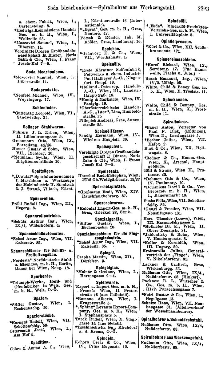 Compass. Finanzielles Jahrbuch 1925, Band IV: Österreich. - Page 2476