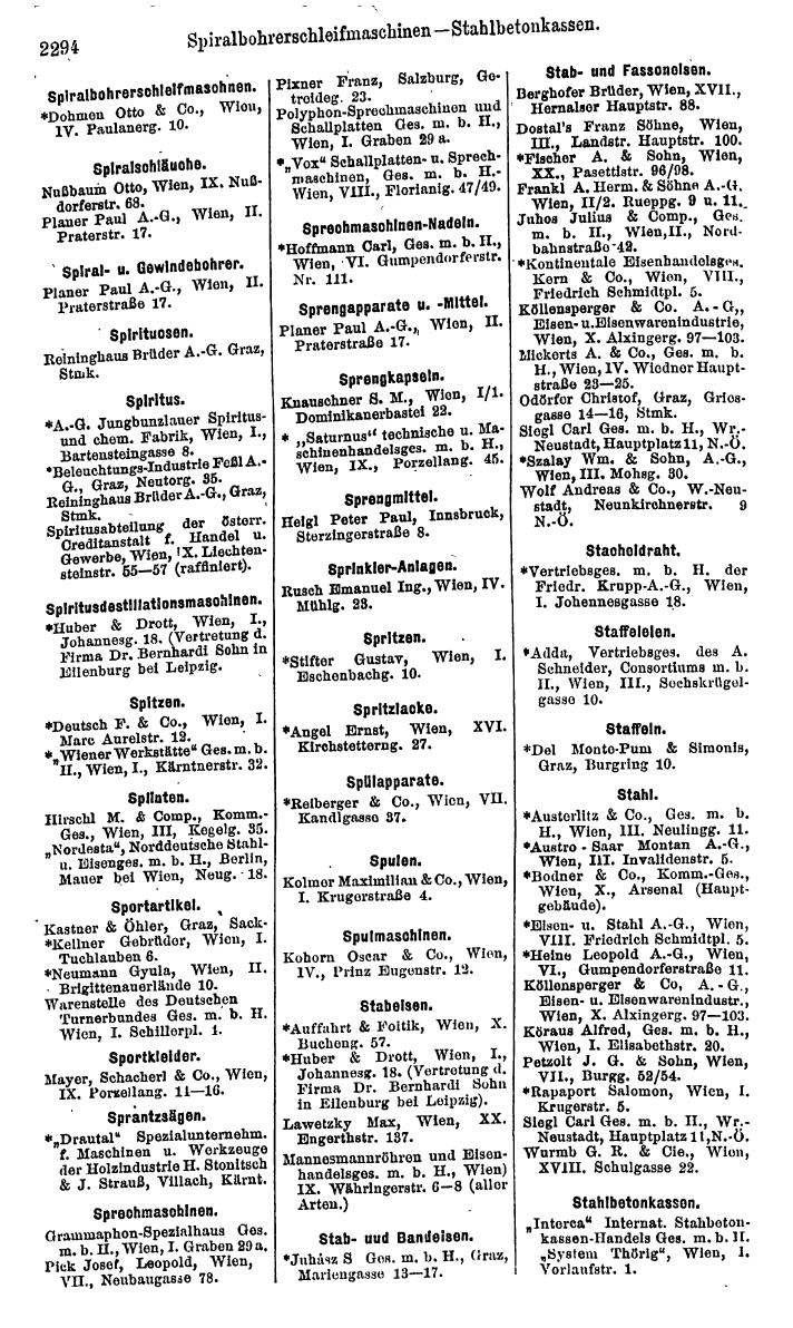Compass. Finanzielles Jahrbuch 1925, Band IV: Österreich. - Page 2477