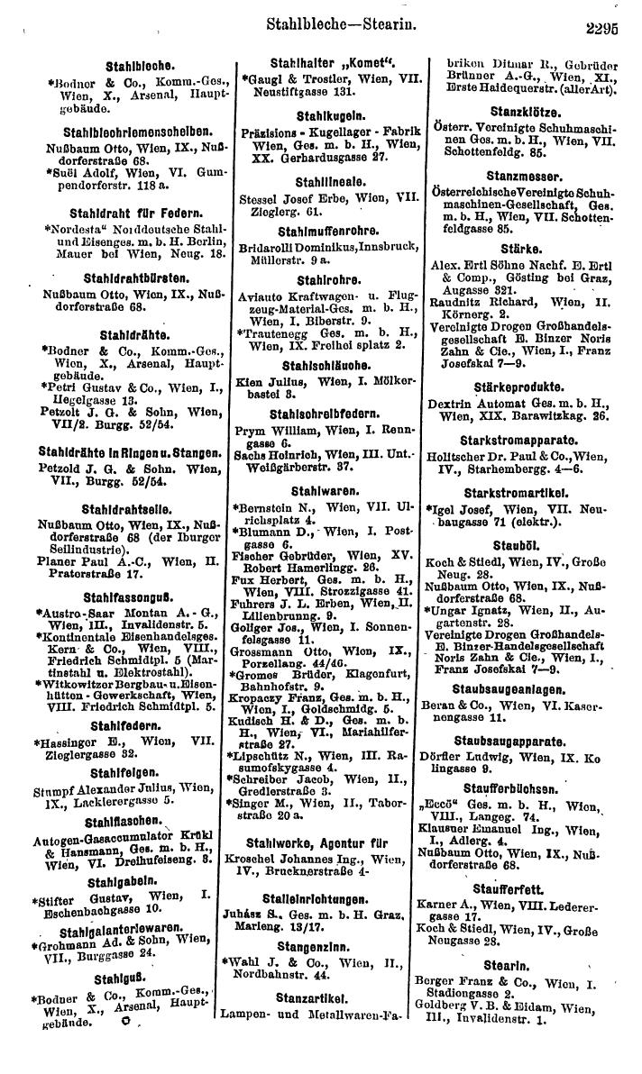 Compass. Finanzielles Jahrbuch 1925, Band IV: Österreich. - Page 2478