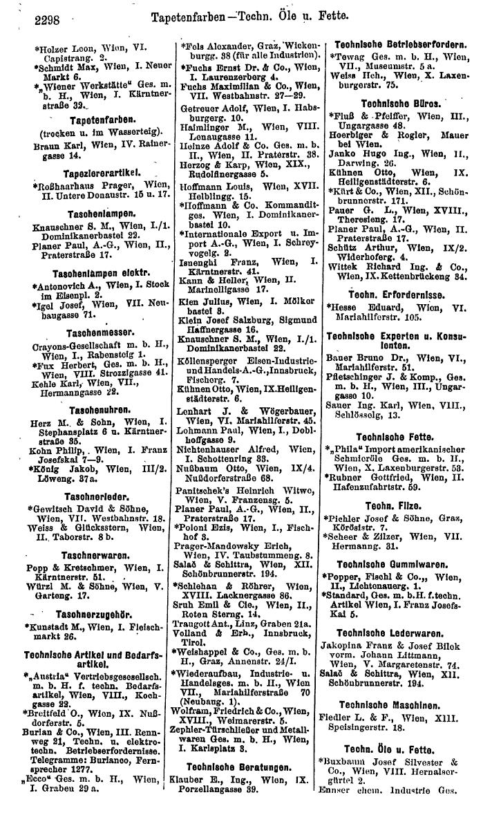 Compass. Finanzielles Jahrbuch 1925, Band IV: Österreich. - Seite 2481