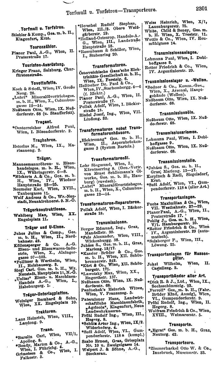 Compass. Finanzielles Jahrbuch 1925, Band IV: Österreich. - Seite 2484