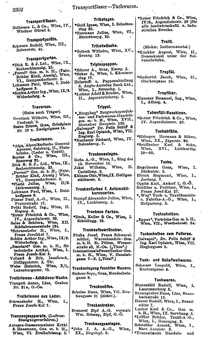 Compass. Finanzielles Jahrbuch 1925, Band IV: Österreich. - Seite 2485